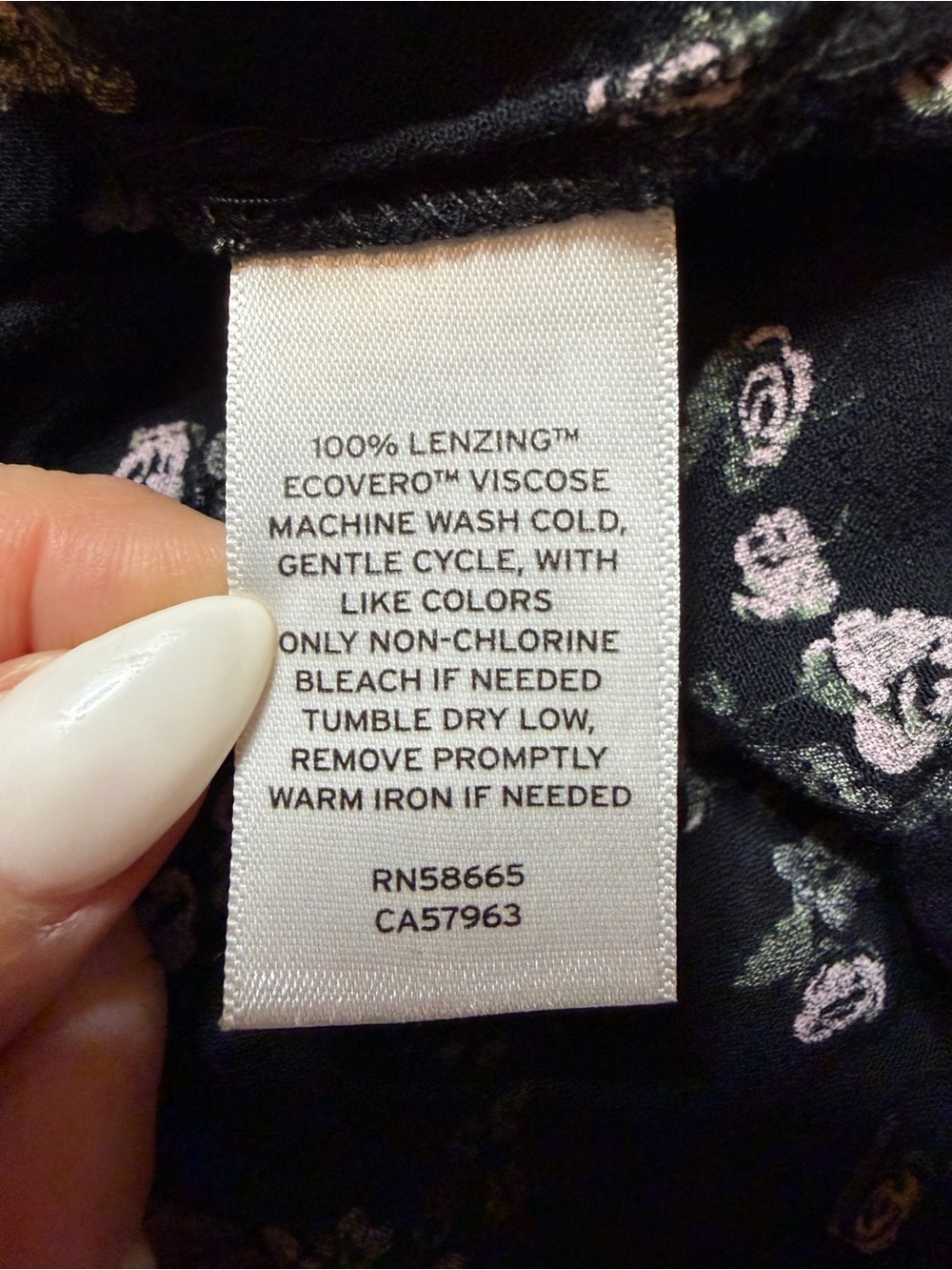 BP. Nordstrom S Black Floral Babydoll Dress | Puff Sleeve | Ditsy Floral - Picture 11 of 11